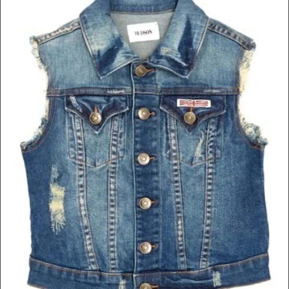 Hudson | Distressed Denim Vest